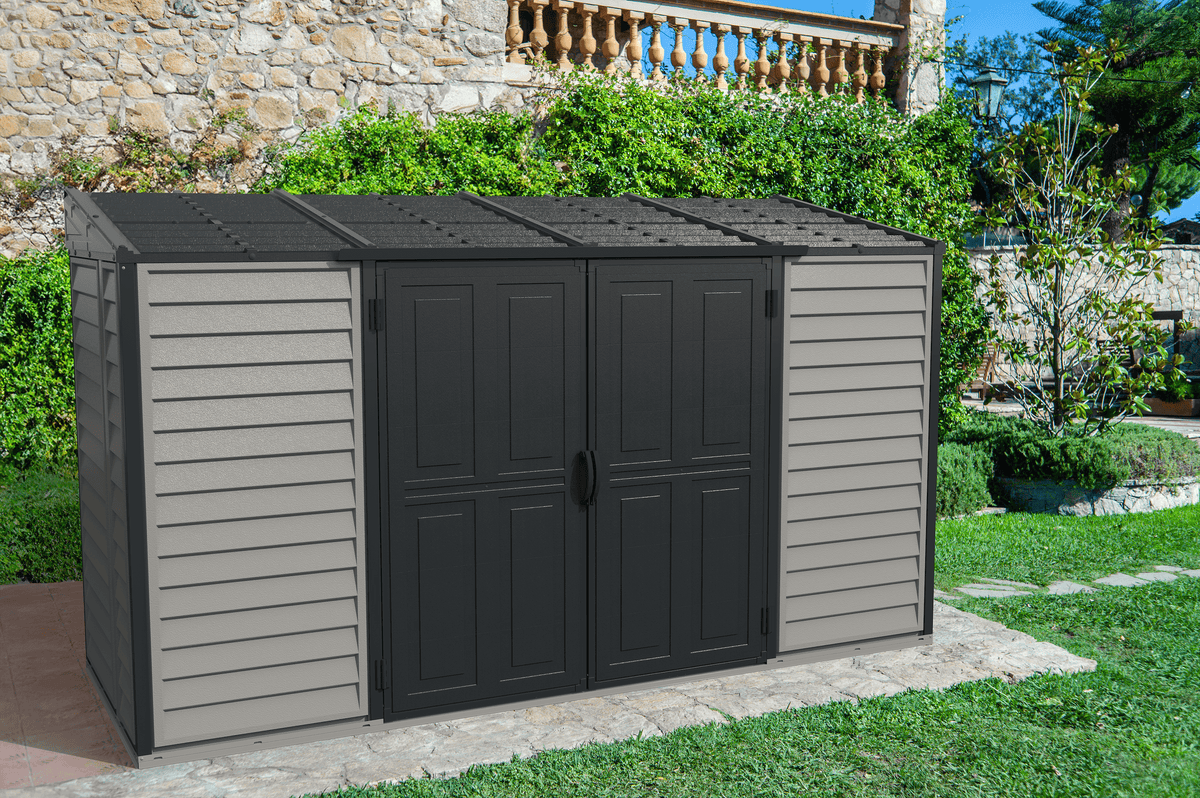 Duramax 10' x 4' SideMate Plus Pro Storage Shed with Foundation 36825